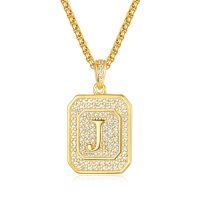 wholesale Gold Filled 925 Sterling Silver Letter Jewelry Necklace for Women Gift for Mom Wife Birthday Anniversary Christmas-Letter J