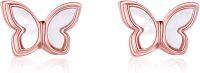 wholesale TOUPOP Butterfly Gifts For Her Butterfly Earrings Sterling Silver Butterfly Earrings Flying Butterfly Earrings Butterfly Stud Earrings Birthday Gifts For Women Mom Wife Daughter -undefined