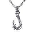 wholesale 925 Sterling Silver Hawaiian Hook Necklace Pendant For Women Men-0-0