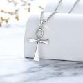 wholesale 925 Sterling Silver Ankh Cross Pendant Necklace - Egyptian  for Women-0-1