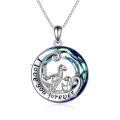 TOUPOP Sterling Silver Crystal Dinosaur Necklace Christmas Gift For Women-0-0