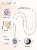 wholesale 925 Sterling Silver St Elizabeth Ann Seton Medal Necklace for Women Girls Catholic-0-1