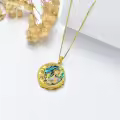 TOUPOP Sterling Silver Moon Star Necklace Sagittarius Zodiac Pendant Type1-0-5