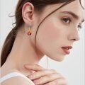 wholesale 925 Sterling Silver Flame-Shaped Drop Dangle Earrings for Women-0-4