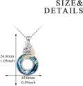 wholesale Sterling Silver Crystal Unicorn Pendant Necklace Gift for Women-0-16