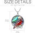 wholesale Sterling Silver Cardinal Pendant Necklace Memorial Sympathy Gift for Women Mom Wife-0-9