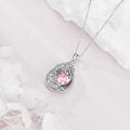 wholesale 925 Sterling Silver Heart Pendant Necklace Wholesale Gold Plated-0-104