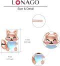 wholesale 925 Sterling Silver Pink Crystal Love Heart Fox Stud Earrings for Girls and Women-0-7