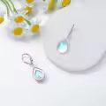 TOUPOP Sterling Silver Celtic Filigree Teardrop Leverback Earrings-0-2