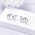 wholesale 925 Sterling Silver Mushroom Earrings-0-4