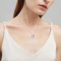 wholesale 925 Sterling Silver Hummingbird & Flower Pendant Necklaces for Women Girls Gifts Alphabet Initial Letter P Charm Chain Jewelry Set Blue Purple Yellow Gold Tone Enamel Colorful Artistic Design-0-20
