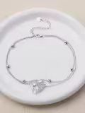 wholesale 925 Sterling Silver Angel Wing Infinity Charm Bracelet Wholesale for Women Girls-0-2