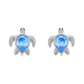 TOUPOP 925 Sterling Silver Stone Stud Earrings For Women-0-0