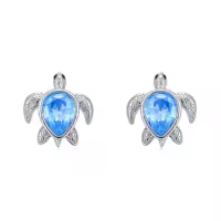 TOUPOP 925 Sterling Silver Stone Stud Earrings For Women-undefined