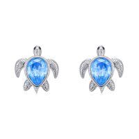 TOUPOP 925 Sterling Silver Stone Stud Earrings For Women-undefined