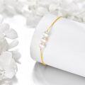 wholesale 14K Gold Freshwater Pearl Anklet for Women-0-1
