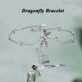 wholesale 925 Sterling Silver Dragonfly Charm Bracelet With Balls-0-4