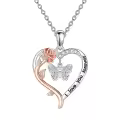 TOUPOP Sterling Silver Cute Animal Necklace Women's Jewelry Birthday Christmas Gift-0-0