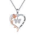 TOUPOP Sterling Silver Cute Animal Necklace Women's Jewelry Birthday Christmas Gift-0-0