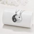 wholesale 925 Sterling Silver Yin Yang Tree of Life Pendant Necklaces - Couples Friendship Jewelry for Women and Men-0-1