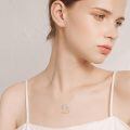 wholesale 925 Sterling Silver Flamingo Family Heart Pendant Necklace with Chain (18+2) - Gifts for Women & Moms on Valentine's Day Mothers' Day Birthdays and Christmas-0-2