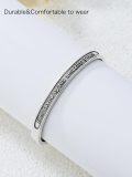 wholesale Sterling Silver Celtic Strength Mantra Cuff Bracelet Poiuy Inspirational Jewelry Gift-0-90