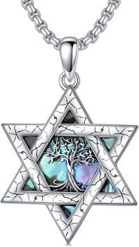 wholesale TOUPOP 925 Sterling Silver Tree Of Life Pendant Necklace Protection Necklace Amulet Necklace Ancient Egyptian Greek Mythology Jewelry Gifts For Men Women -undefined