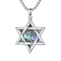 TOUPOP Sterling Silver Tree Of Life Protection Amulet Pendant Necklace-0-0