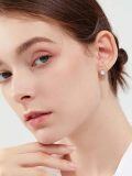 wholesale 925 Sterling Silver Badminton Shuttlecock Stud Earrings for Women and Men-0-4