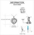 wholesale 925 Sterling Silver Heart Shape Memorial Keepsake Photo Holder Pendant Necklace for Women-0-3