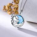 wholesale 925 Sterling Silver Seal and Shell Pendant Necklaces for Women Girls s-0-2