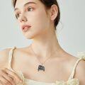 wholesale 925 Sterling Silver Piano Pendant Necklace Music Instrument s for Women-0-1