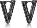 wholesale 925 Sterling Silver Black Cubic Zirconia Triangular Stud Earrings for Women Men Norse  48x36mm-0-0