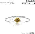 wholesale 925 Sterling Silver Sunflower Tree of Life Urn Bracelet for Ashes Cremation Keepsake-0-4