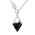 wholesale 925 Sterling Silver Paint Palette And Brushes Pendant Necklace-0-0
