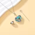 TOUPOP 925 Sterling Silver Stone Ash Necklace Pet Memorial Jewelry-0-3