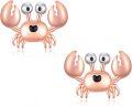 wholesale 925 Sterling Silver Rose Gold Plated Cute Crab Stud Earrings for Women Girls Minimalist Sea Life s 4g-0-0