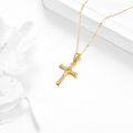wholesale 14K Gold Celtic Knot Cross Infinity Love Heart Pendant Necklace-0-2