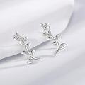 wholesale 925 Sterling Silver Filigree Swirl Drop Dangle Hook Studs Earrings for Women-0-1