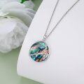 wholesale Sterling Silver Sports Jewelry Necklace for Women Soccer Basketball Gymnastics Swimming Ballet Running Golf Hockey Birthday Christmas Gifts-0-2