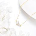 wholesale 14K Gold Freshwater Pearl Knot Pendant Necklace for Women Minimalist Fine s for Her-0-4
