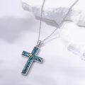 wholesale 925 Sterling Silver Natural Turquoise Horse Pendant Necklace for Men & Women-0-3