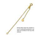 wholesale 18k Rose Gold Chain Bracelet With Ball Bead And Round Tag-0-9