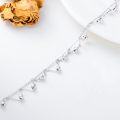 wholesale 14k Gold Bead Station Choker Necklace for Women Dangling Ball Chain s for Her 15-17 inch-0-3