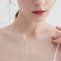 wholesale 925 Sterling Silver Pink Crystal Flamingo Pendant Necklace for Women-0-5