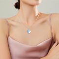 TOUPOP Sterling Silver & Stone Initial Pendant Necklace-0-3