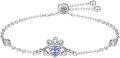 wholesale 925 Sterling Silver Birthstone Claddagh Bracelet for Women Irish Jewelry Gifts-0-0