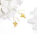 wholesale 14K Gold Mini Hummingbird Stud Earrings Fine Filigree Jewelry Gifts-0-2