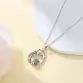 wholesale 925 Sterling Silver Highland Cow & Celtic Tree Of Life Pendant Necklaces For Women-0-1