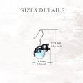 wholesale 925 Sterling Silver & Moonstone Black Cat Earrings for Women – Elegant 1.06 Dangle Jewelry Gift-0-4